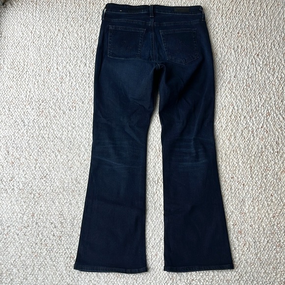 Adriano Goldschmied AG Farrah Crop Boot Mid Rise Japanese Denim Dark Wash 29 - Picture 5 of 8